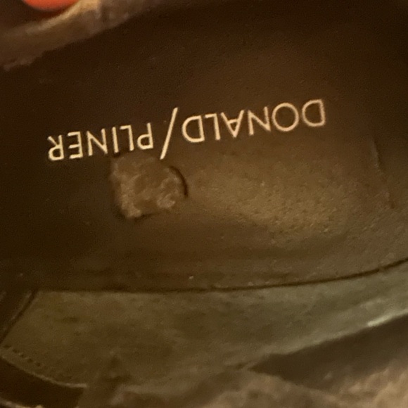 Donald J Pliner Darla Black Sparkle Suede Heeled Booties - Picture 12 of 12